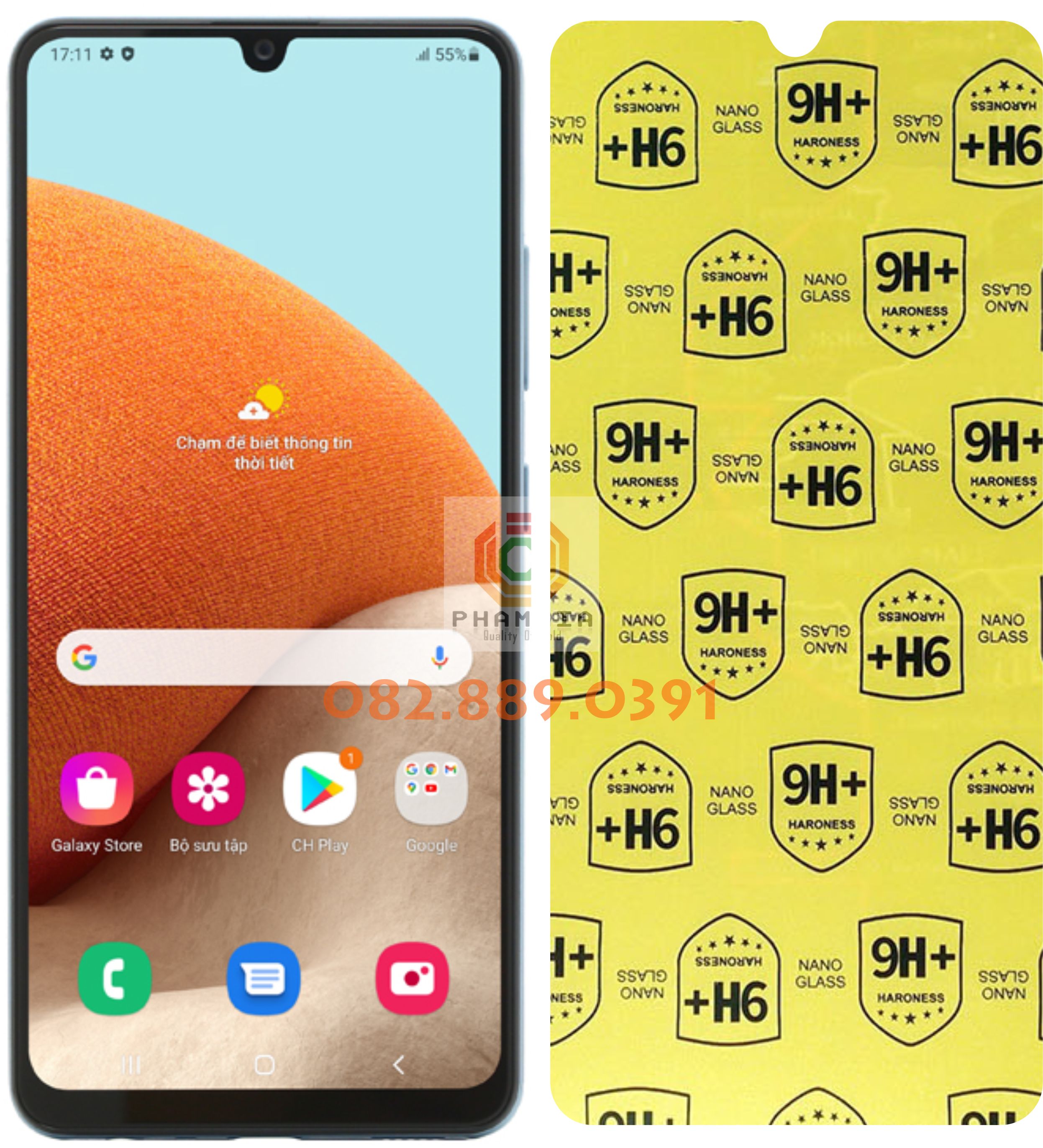Dán cường lực Samsung Galaxy A32 4G 5G dẻo nano chống va đập, siêu bền
