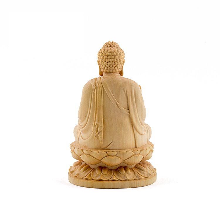 Tượng phật A Di Đà - Gỗ Hoàng Dương