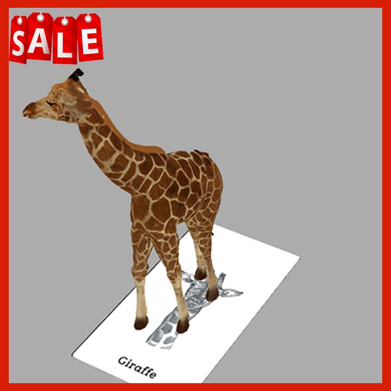 Bộ Thẻ Animal 4D+ Hình Ảnh Con Vật Sinh Động - Thúc Đẩy Trí Thông Minh, Khả Năng Sáng Tạo Cho Bé