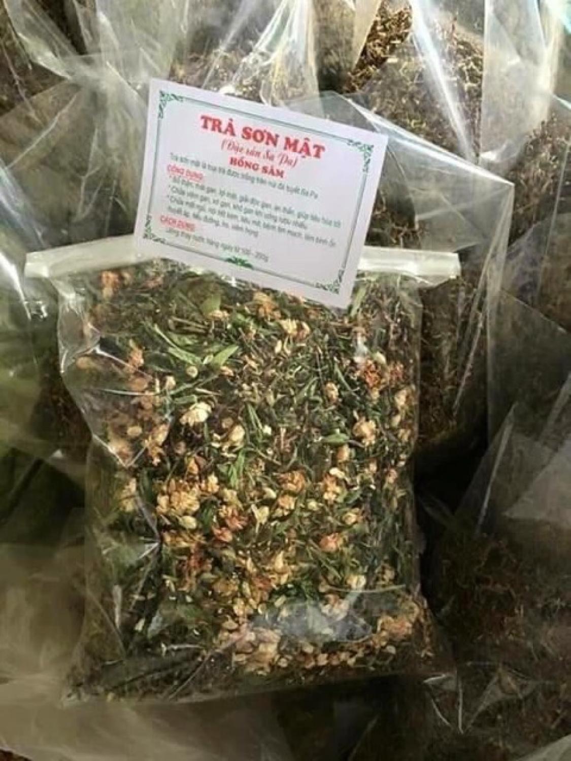 1kg Trà Sơn mật Hồng sâm nhiều hoa