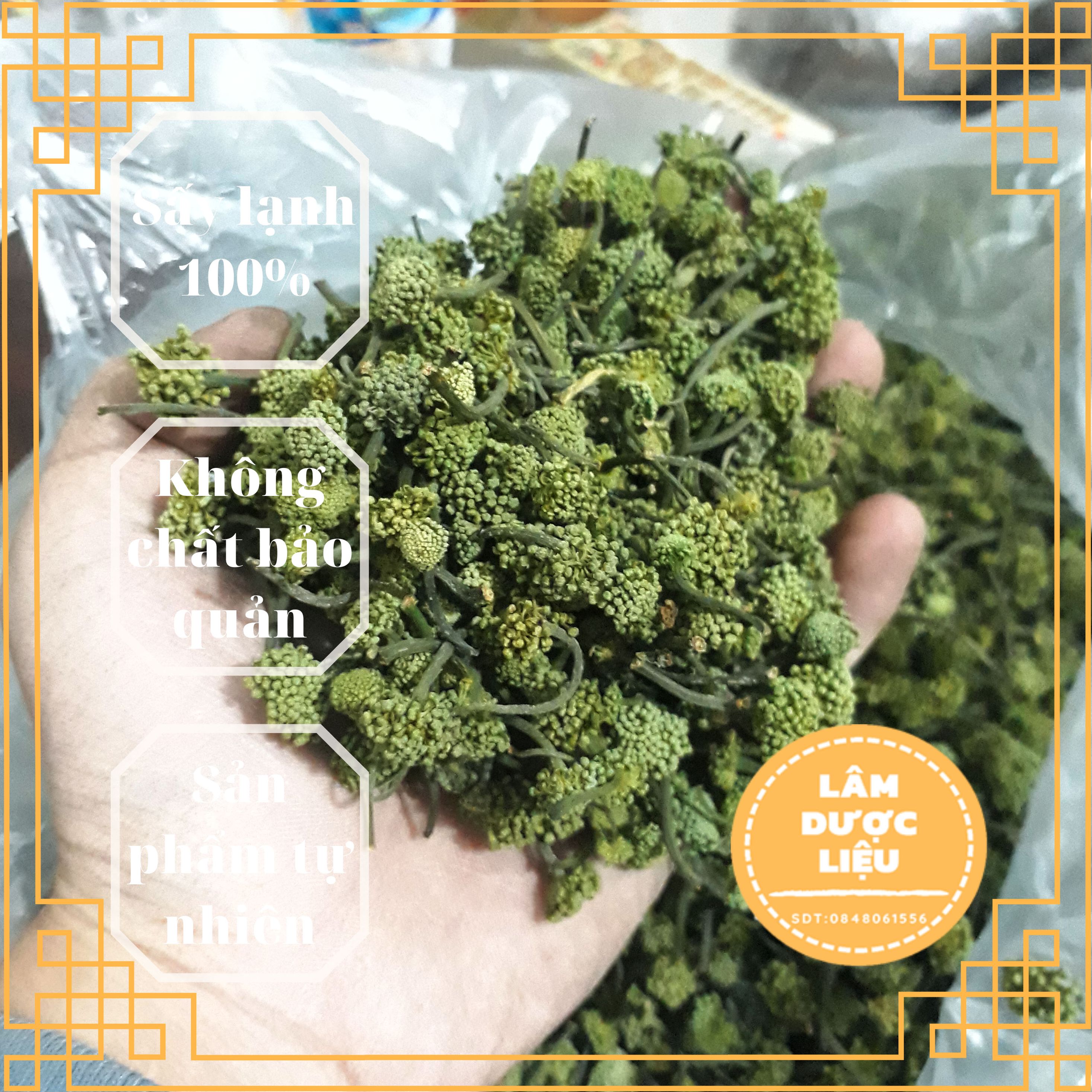1kg nụ hoa tam thất khô, thơm hàng chuẩn