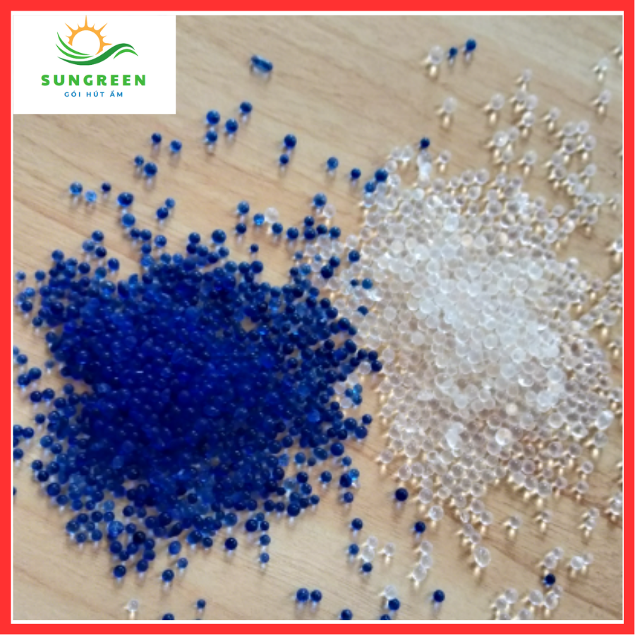 Hạt hút ẩm xanh - Xanh Trắng - Trắng (Hạt chống ẩm mốc, khử mùi) Bảo Quản Máy Ảnh, Thiết Bị Công Nghệ, ...