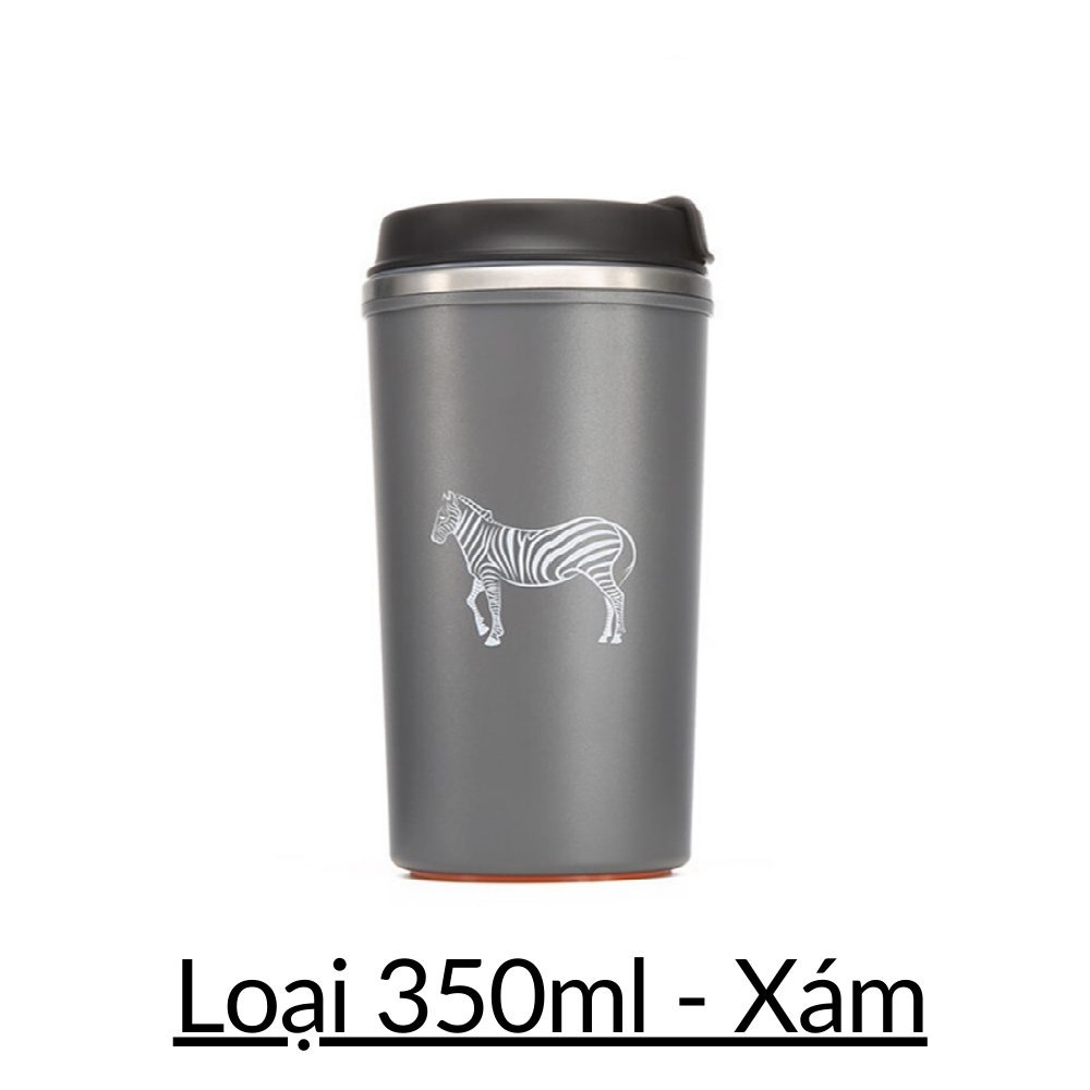 Ly giữ nhiệt chống đổ khi nghiêng Inox 304 cao cấp 350ml bình cốc uống nước cách nhiệt