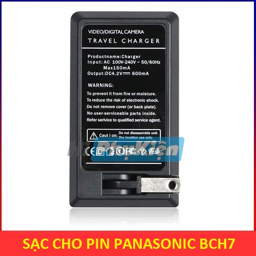 Sạc pin Panasonic BCH7, BCH7E cho DMC-FP1, FP2, FP3, FT10, TS10
