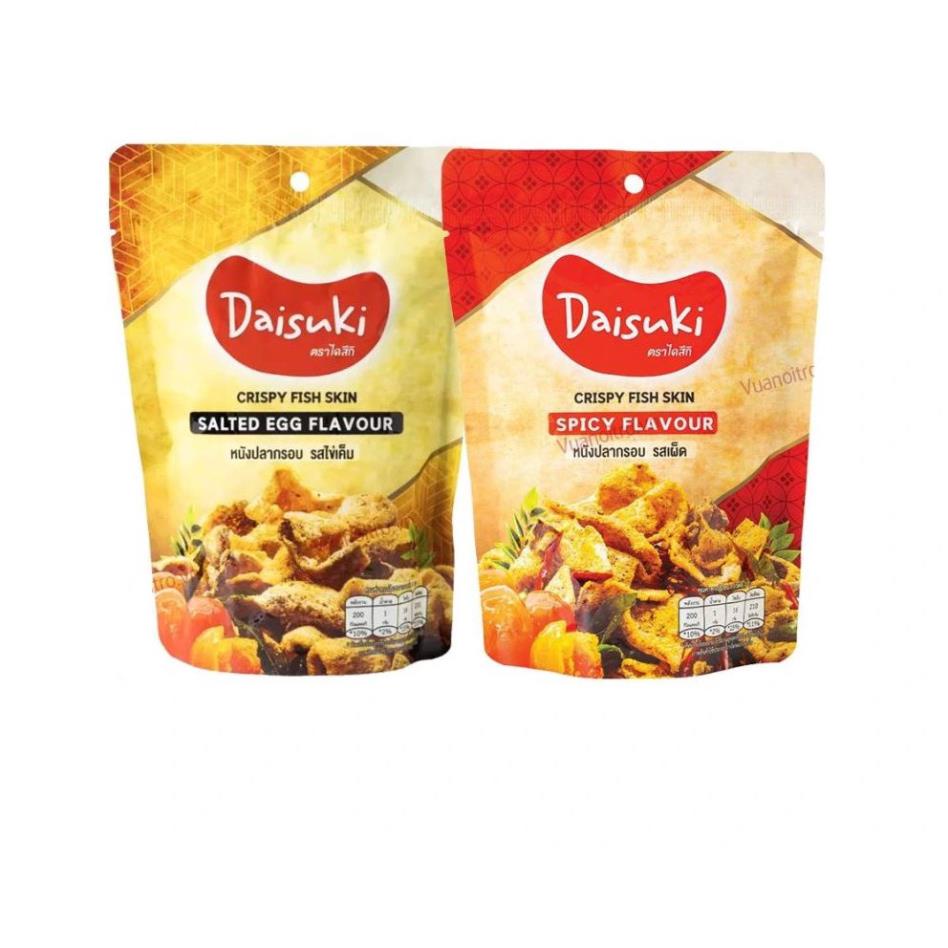 Da Cá Trứng Muối THÁI LAN DAISUKI bịch 30gr