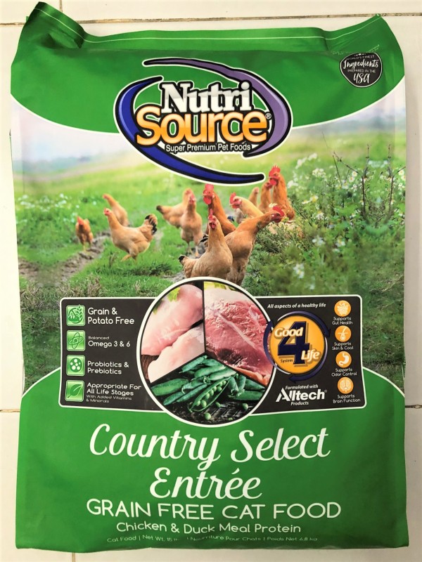 Hạt Khô Cho Mèo Nutri Source Grain Free 6.8kg