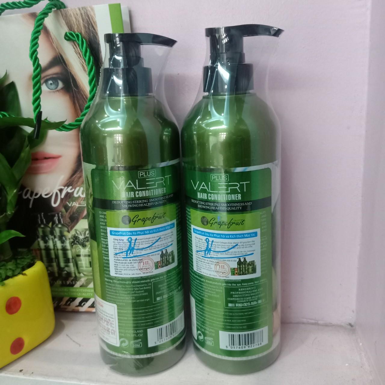 Cặp Đầu Gội Bưởi Đỏ Ngăn Rụng Tóc 850ml