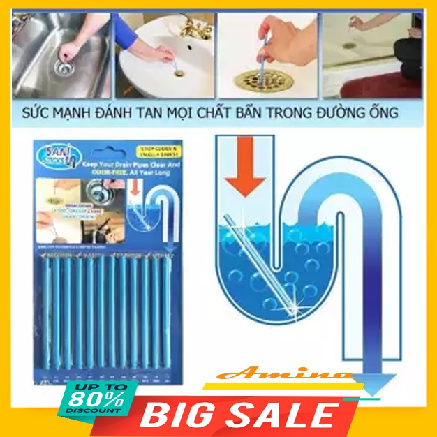 VỈ 12 QUE THÔNG TẮC CỐNG BỒN RỬA