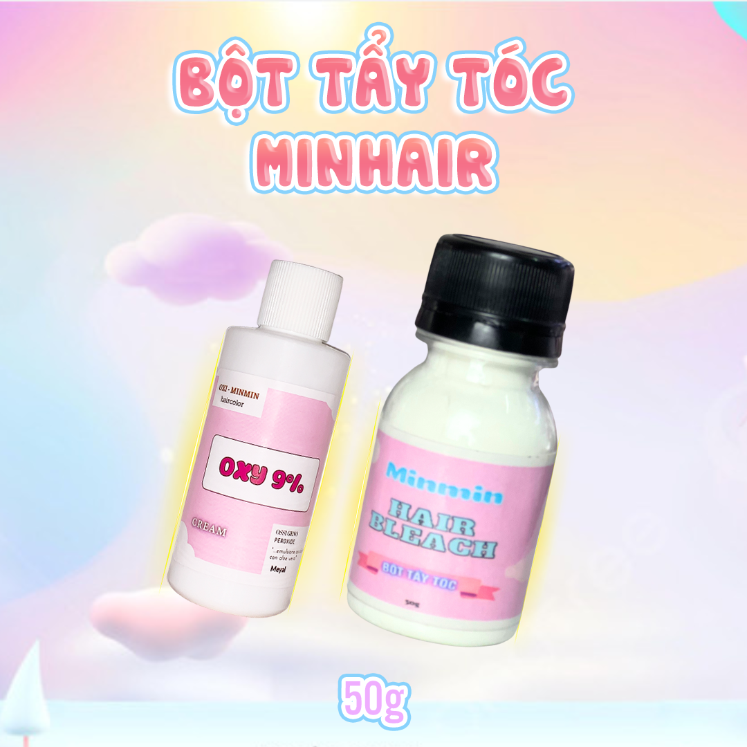 BỘT TẨY TÓC [ bột tạo nền cho tóc tặng kèm bao tay ]