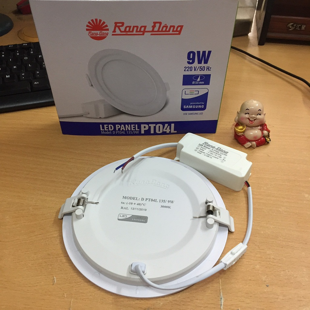 [HCM]ĐÈN LED ÂM TRẦN RẠNG ĐÔNG 9W 6W 12W MODEL PT04L