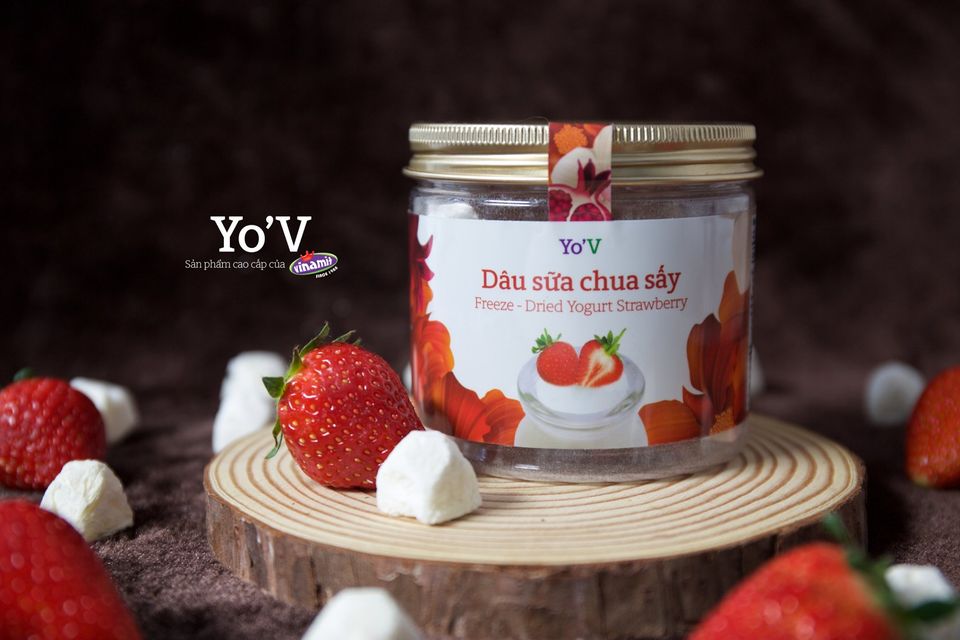 Sữa chua sấy YoV VINAMIT DÂU 60g