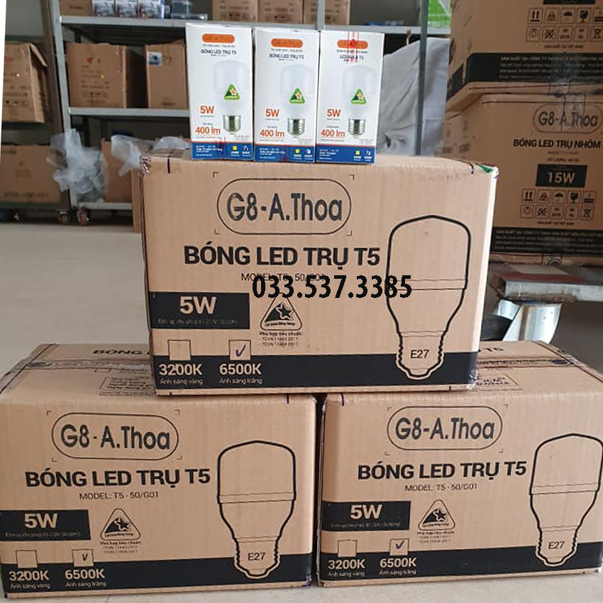Bóng điện led, bóng đèn điện G8 công suất 5W