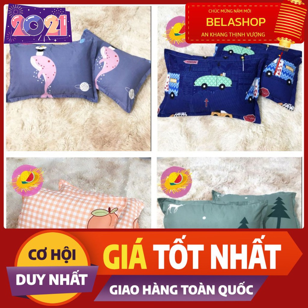 [HCM]Vỏ Gối Nằm Áo Gối Nằm Vải Poly Hàn Giá Rẻ HCM BELASHOP2086