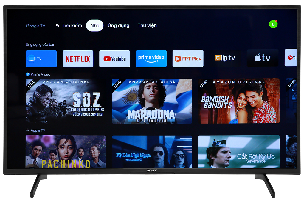 [Giao tại HCM] Google Tivi Sony 4K 43 inch KD-43X75K