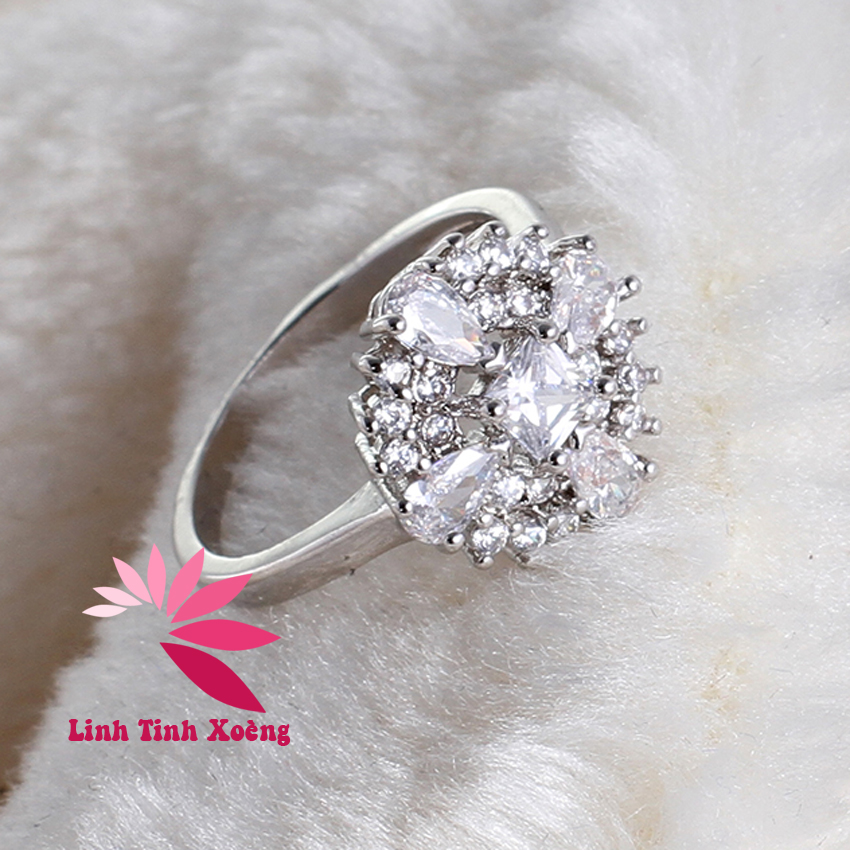 Nhẫn mạ bạc cao cấp Perfect Love MKM12