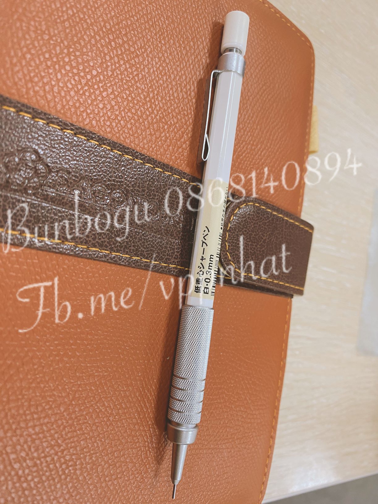Bút chì bấm Muji 0.3mm Made in Japan