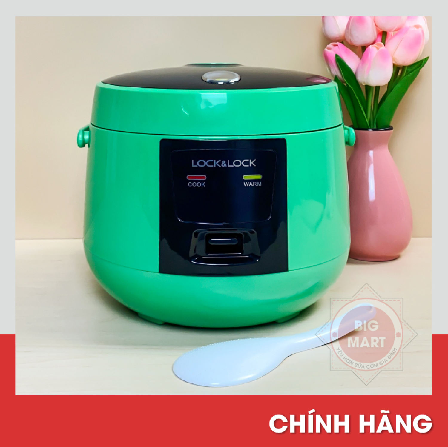 Nồi cơm điện 1l lock&lock ejr431 bảo hành chính hãng 12 tháng
