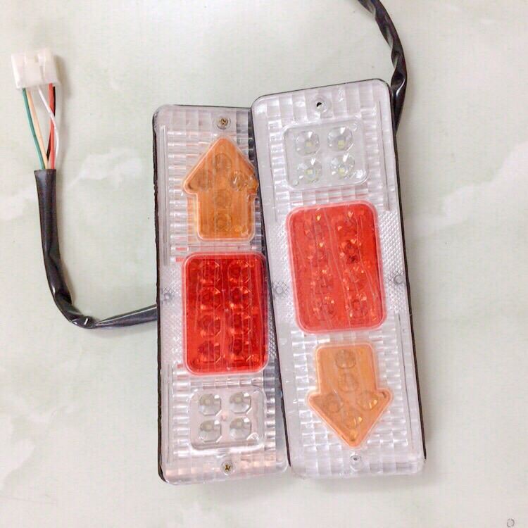 ĐÈN XI NHAN LED SAU XE BA GÁC XE BA BÁNH