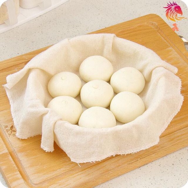 Khăn vải hấp bánh bao, màn thầu, sủi cảo (Lót và phủ bánh) - Khăn hấp đậu, hấp xôi