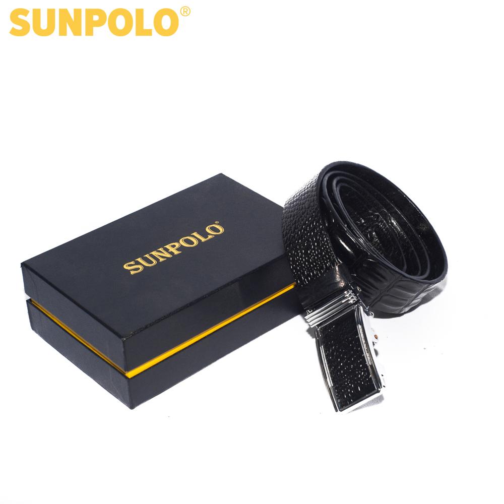 Thắt Lưng Nam Da Bò SUNPOLO BSAL02 (Đen, Nâu)