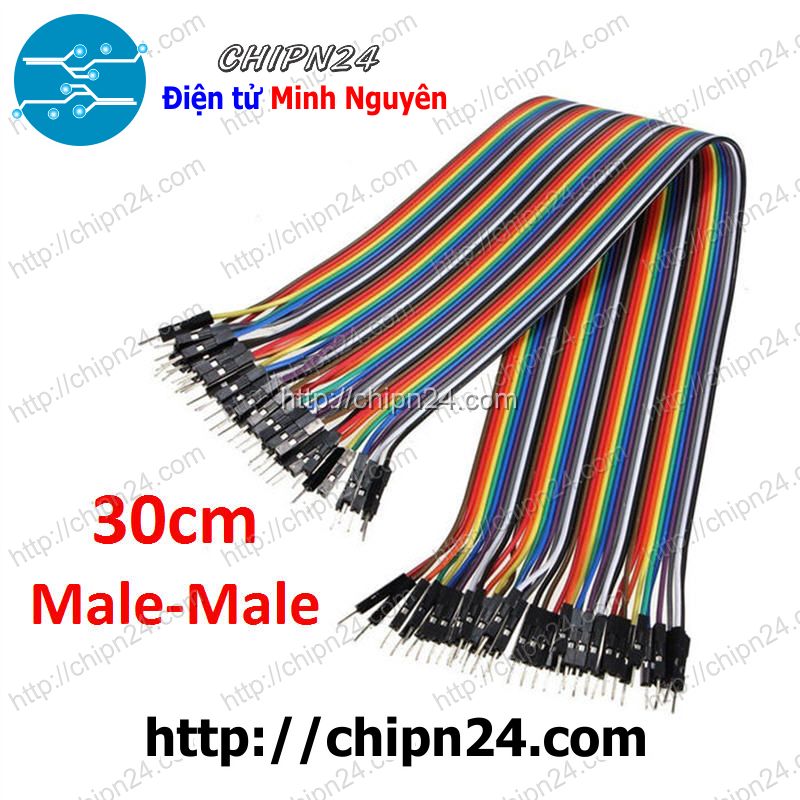 Dây cắm test board 30cm đực-đực