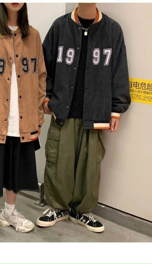 [HCM]Áo Khoác BomBer Nhung Gân Xịn Sò thêu LoGo 1997 -SHOPSIGIARE1