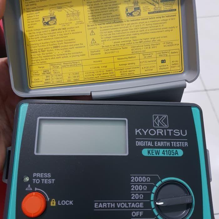 Đồng hồ đo điện trở đất số điện tử kyoritsu-4105a