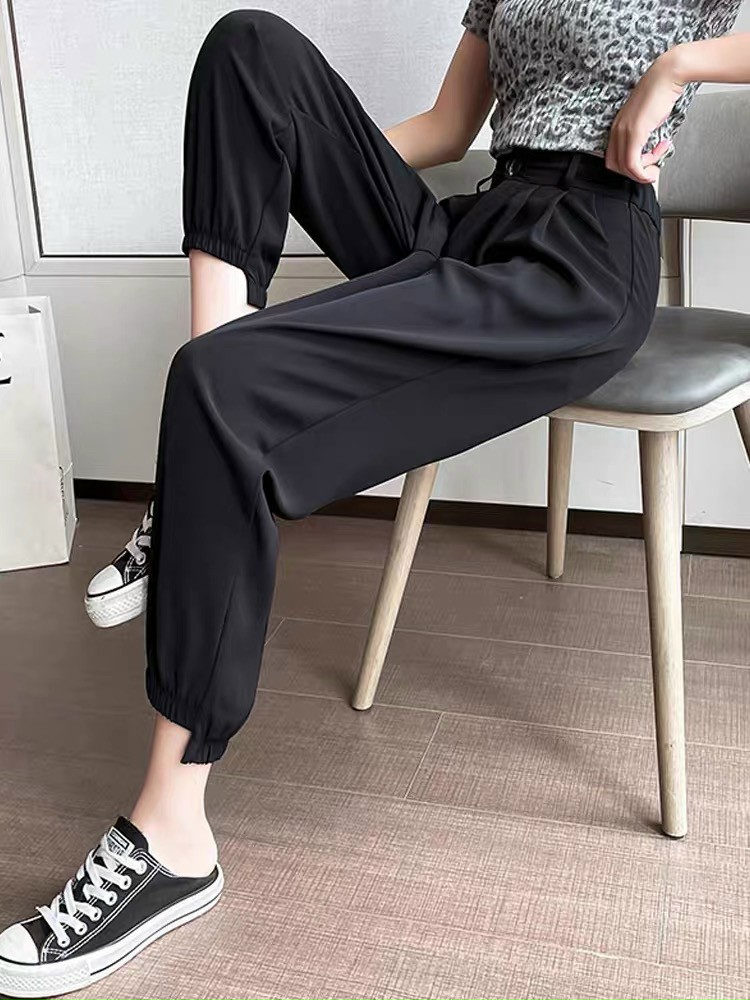 Quần tây nữ đi học đẹp lưng cao ZENA chun sau dáng baggy Q072