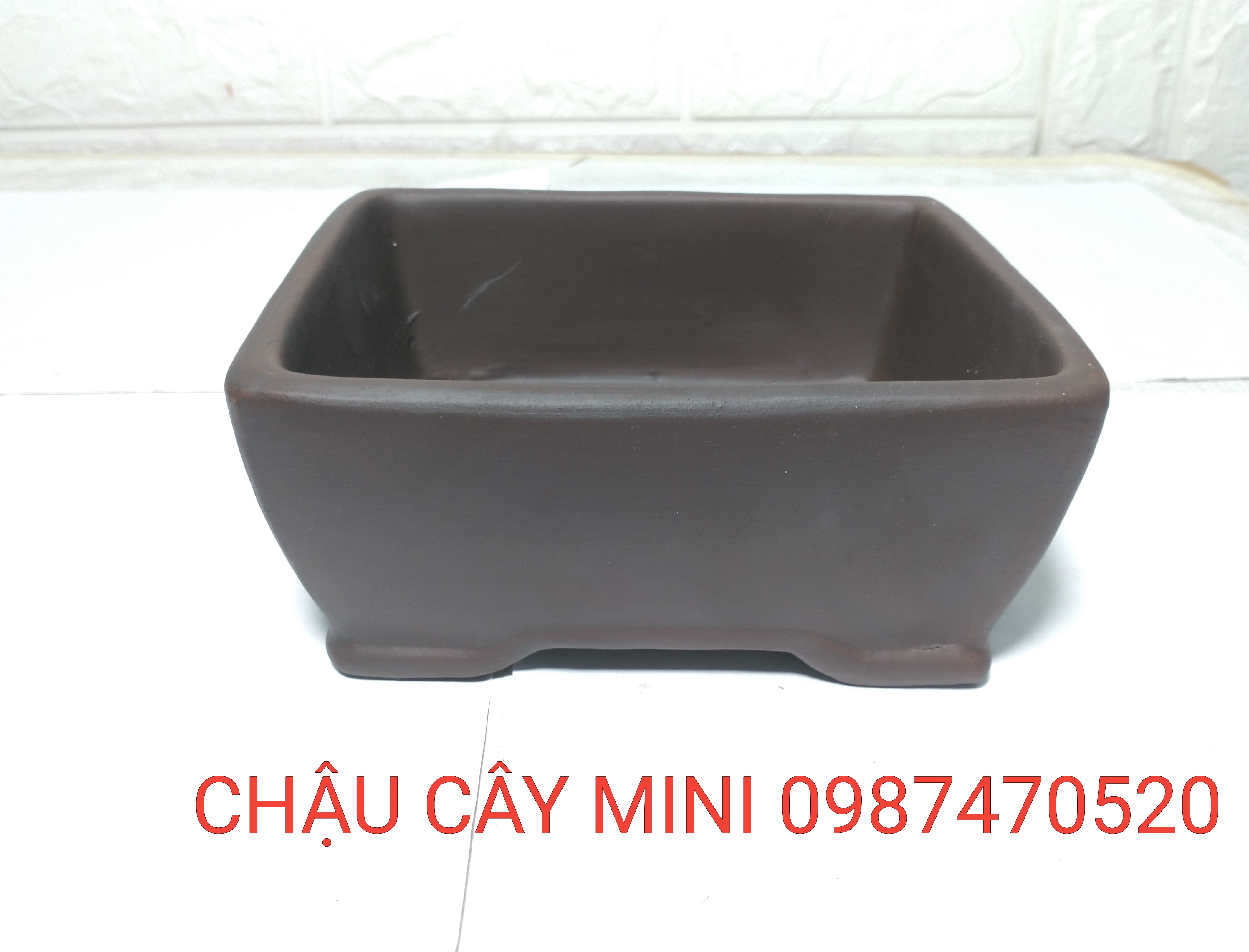 CHẬU MINI GIẢ TÀU N7,CHẬU CÂY MINI