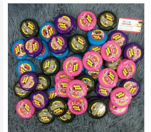 Kẹo Huba Bubble chuẩn Đức màu xanh