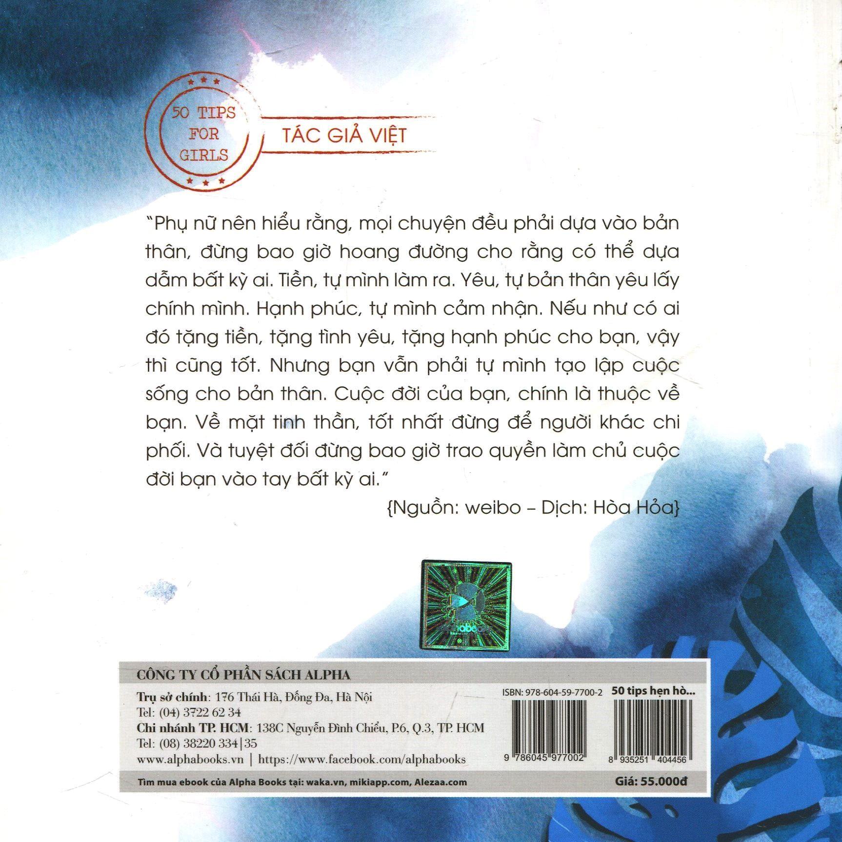 Sách - 50 tips hẹn hò thành công