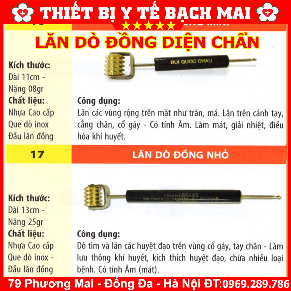 ✅Dụng Cụ Diện Chẩn - Lăn Dò Đồng
