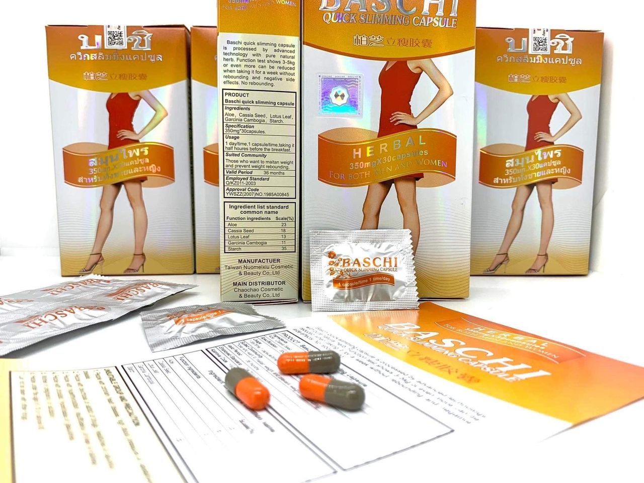Giảm cân Baschi cam thái Lan