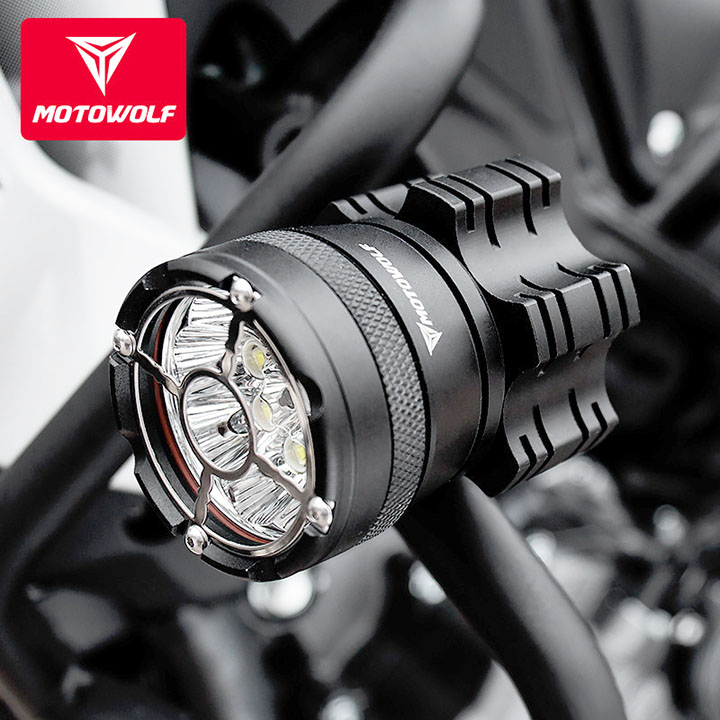 [HCM]Đèn Trợ Sáng L9 40W MOTO-WOLF Cao Cấp [ Tặng Công Tắc ]