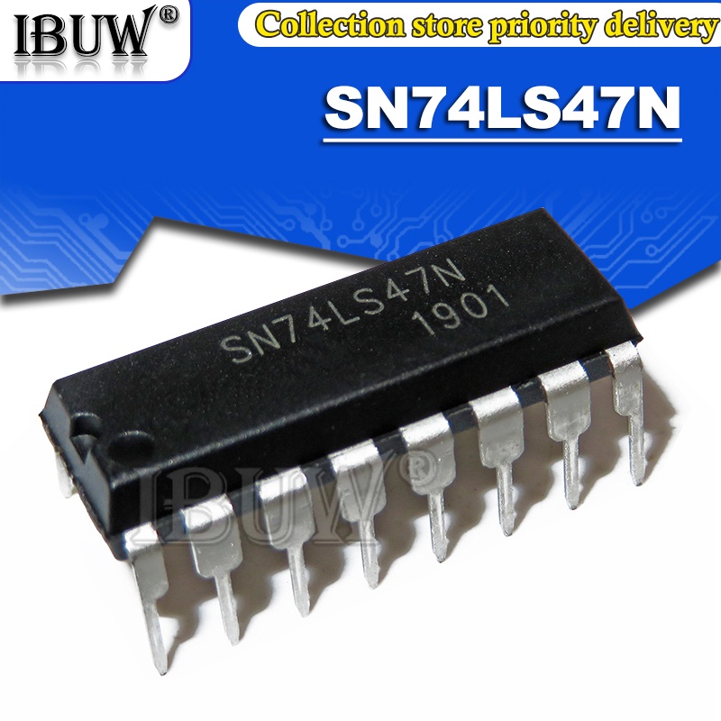 10pcs sn74ls47n dip16 sn74ls47 74ls47n 74ls47 dip integrated ic