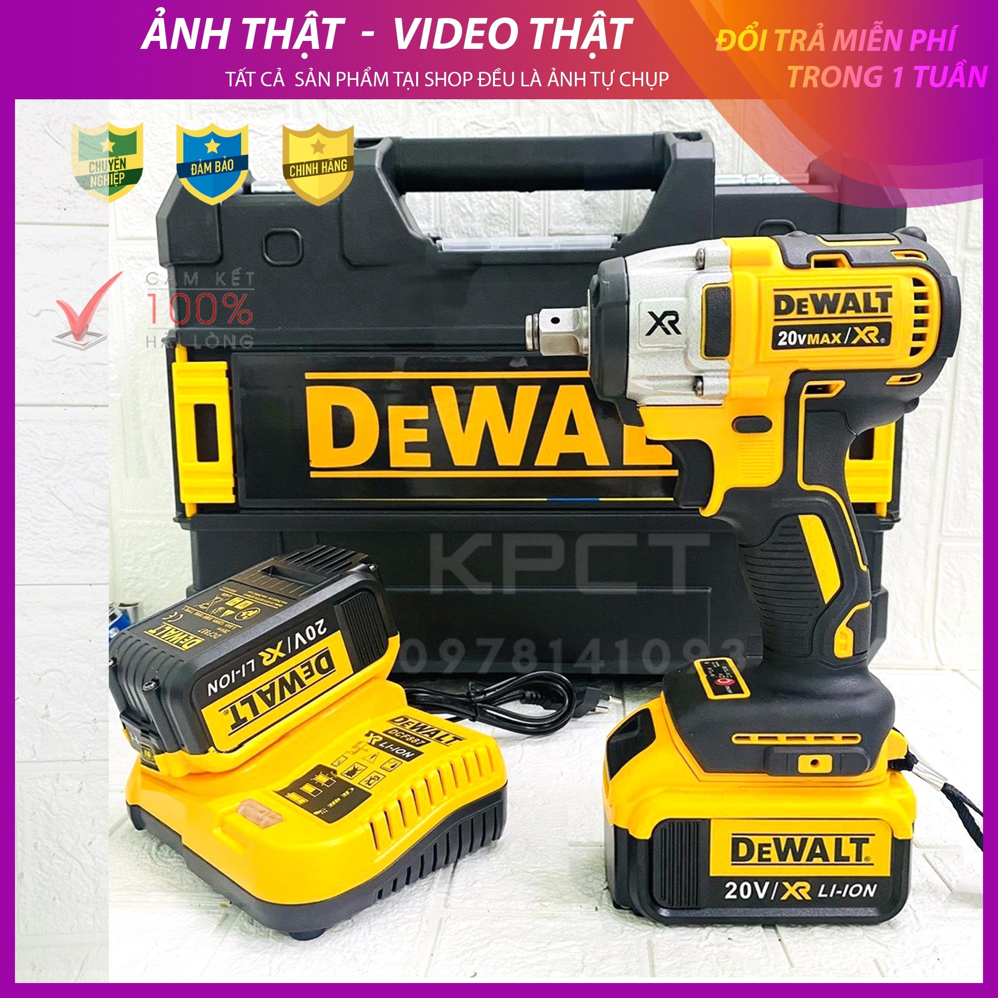 MÁY SIẾT BULONG DEWALT 20V