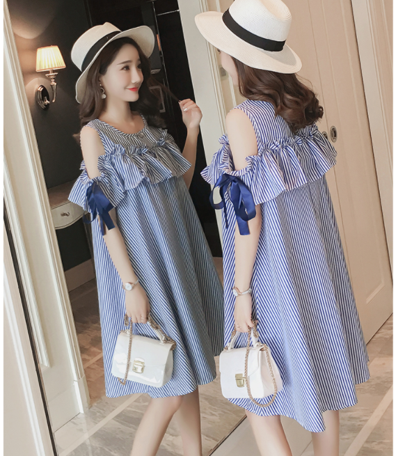 Đầm bầu cho con bú ( có thể mặc trước và sau sinh)