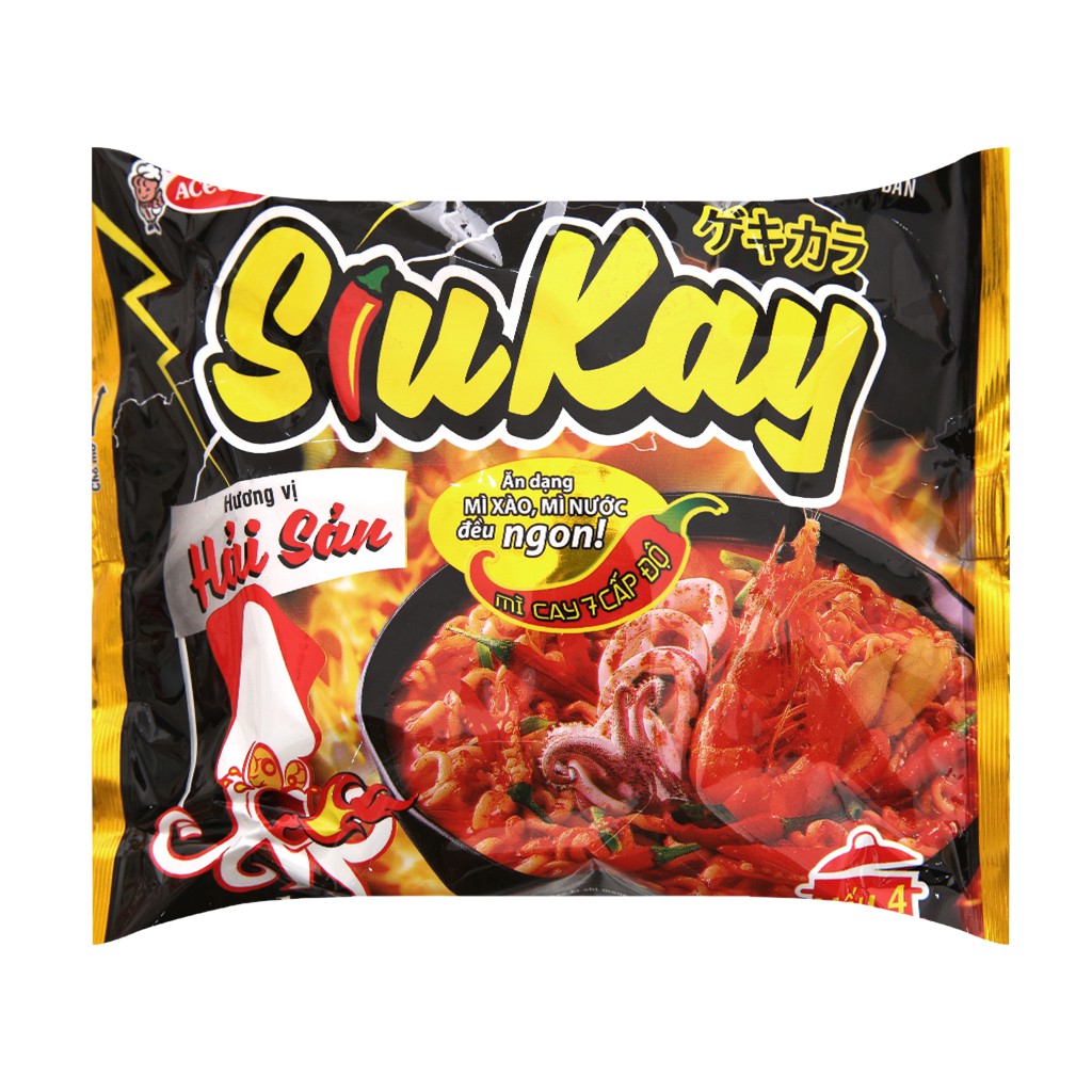 [Siêu thị WinMart] - Mì hải sản Acecook Siukay gói 128g