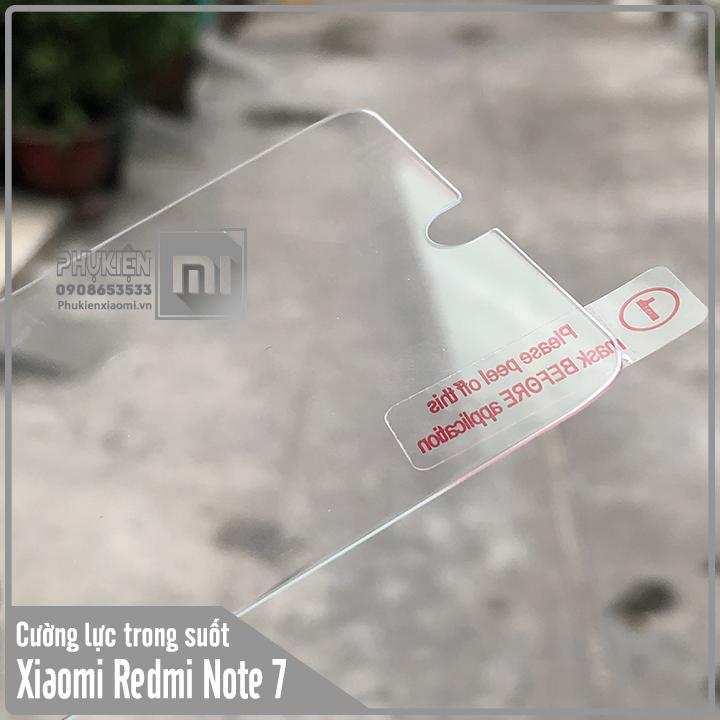 Kính cường lực cho Xiaomi Redmi Note 7 / Note 7 Pro - Trong Suốt