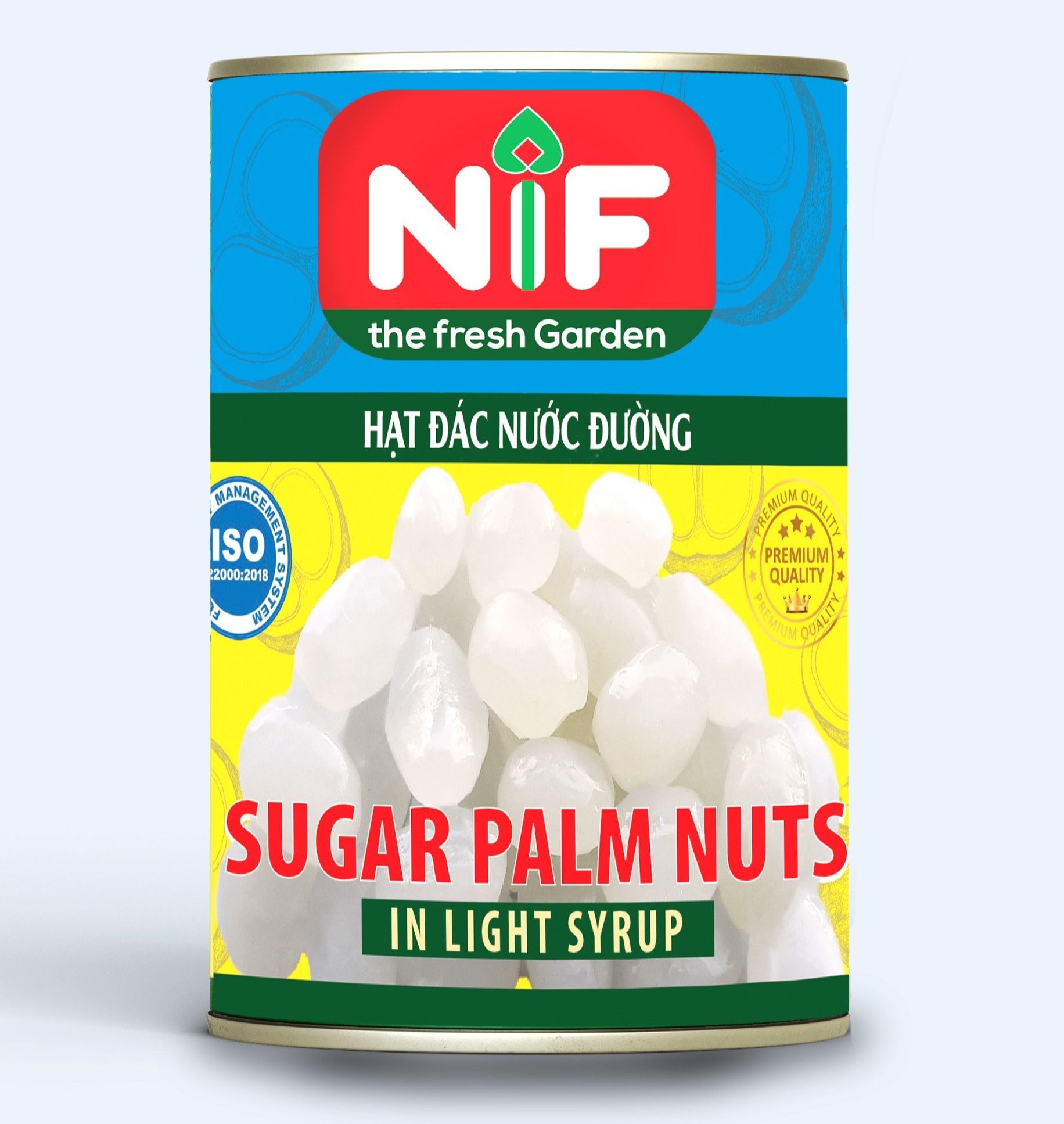 Hạt đác ngâm nước đường Nif lon 565g