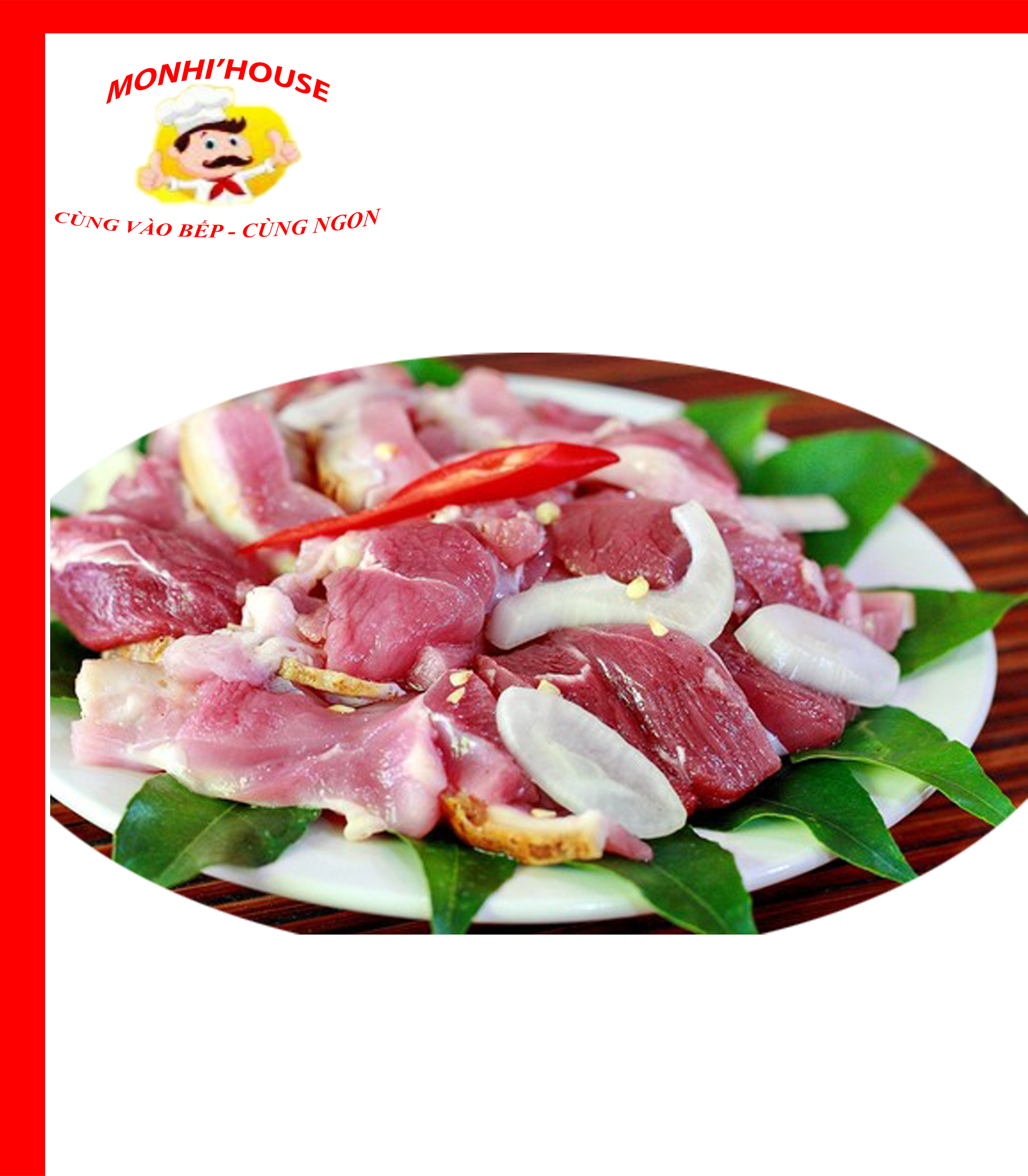 1Kg Thịt nhím cắt lát_ Tươi Ngon