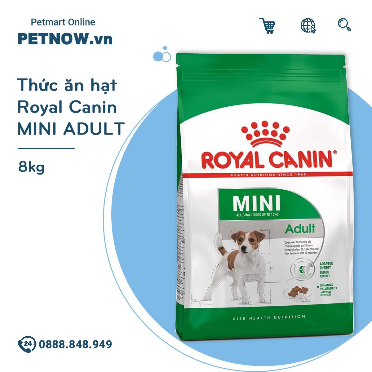 [HCM]Thức ăn chó Royal Canin MINI ADULT - 8kg