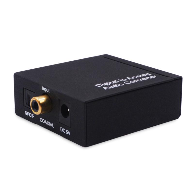 Digital to Analog Converter DAC Digital SPDIF Toslink to Analog Stereo