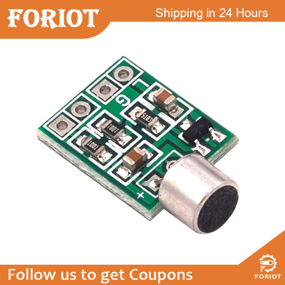 Foriot Phụ Kiện Micro Nhỏ Mô Đun Micro Mini Micro Âm Thanh Mô Đun Mạch Khuếch Đại Bộ Thu Âm Micrô Bảng Mạch