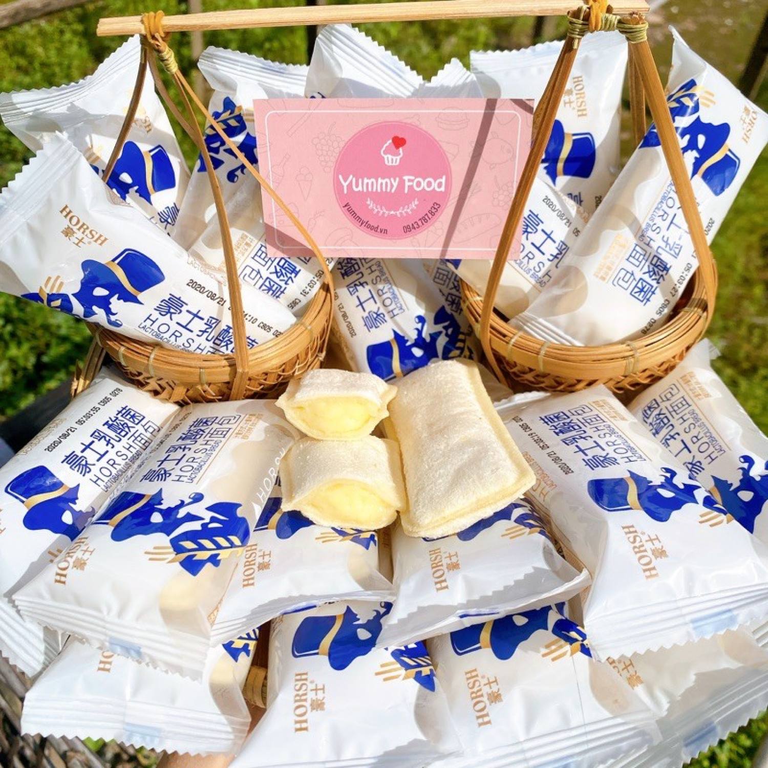 Combo 1kg Bánh Sữa Chua Horsh ĐL Date Mới