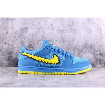 2021 New Grateful Dead x SB Dunk Low “Yellow Bear Three Bear Pack Sneakers Blue running shoes