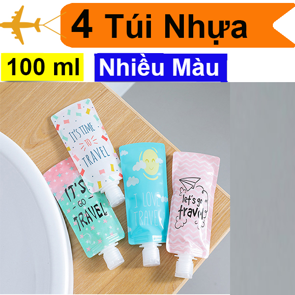 Folding Lotion Bottle Bag Portable Shower Gel Shampoo Sub Bottle Facial Cleanser Liquid Emulsion Storage Bag Travel 100ML 30ML