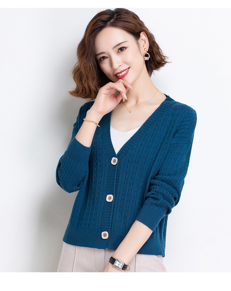 Áo Khoác len cardigan