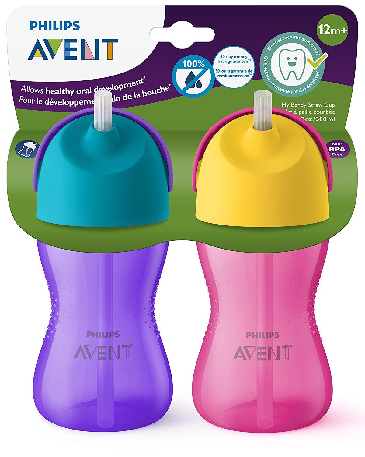 Bình uống nước ống hút Avent 300ml