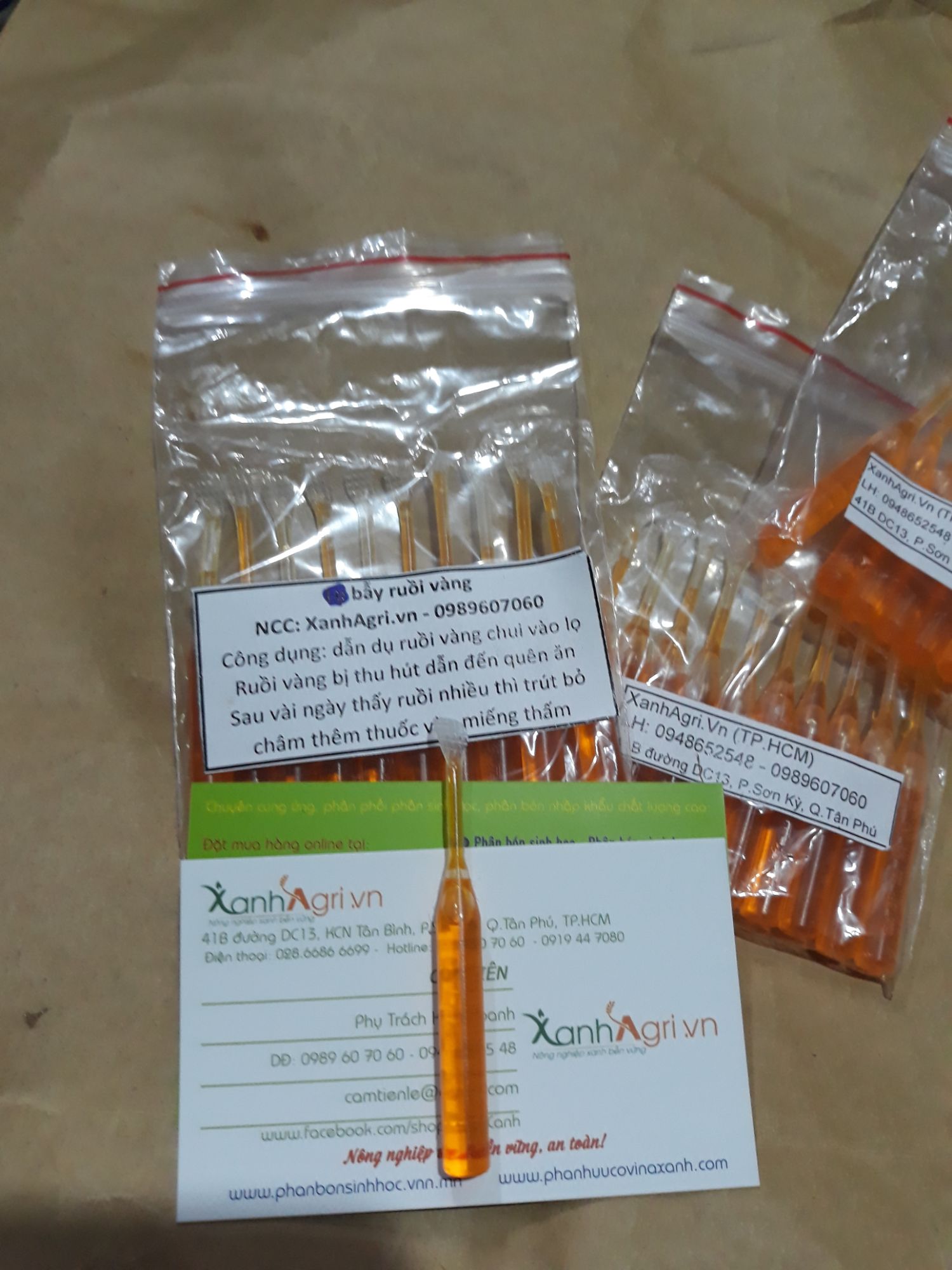 [HCM]Chất dẫn dụ Ruồi vàng combo 20 ống tặng 1 ống